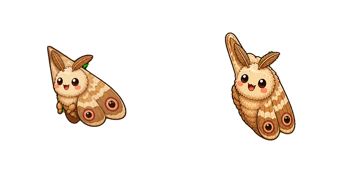 Moth cursor pack