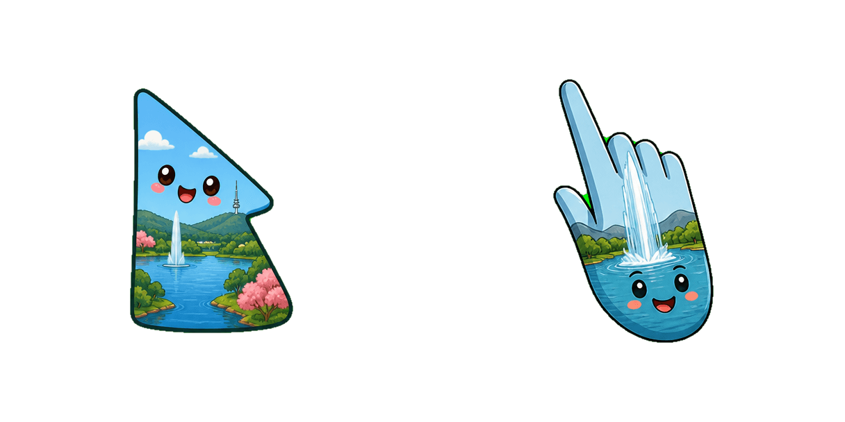 Australia Lake Burley Griffin Cursor-Paket