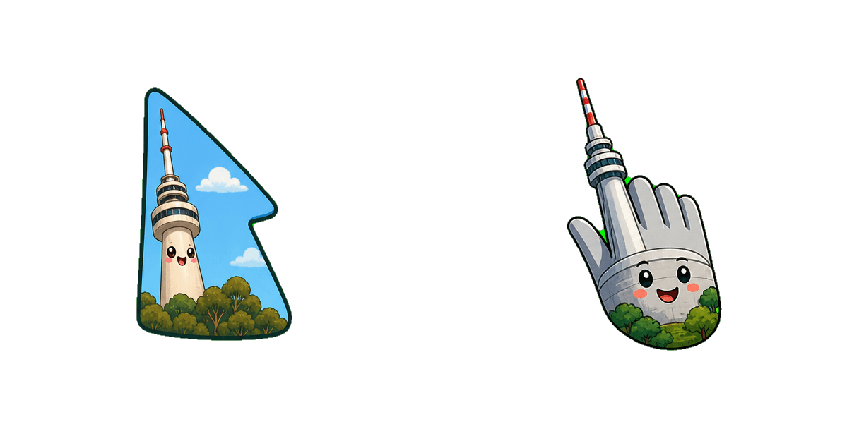 Australia Telstra Tower Cursor-Paket