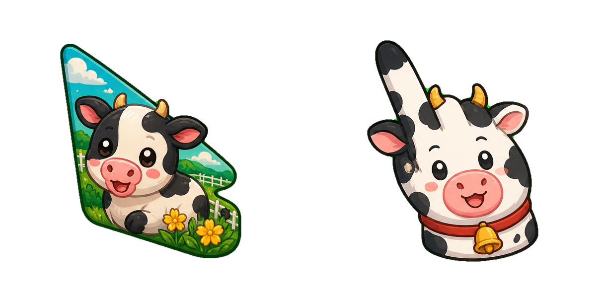 Hokkaido Dairy Cow cursor pack