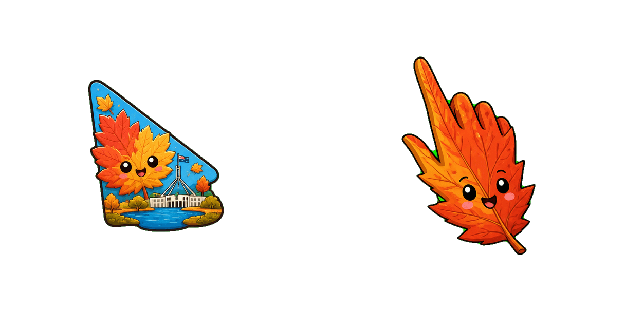 Australia Canberra Autumn Leaves Cursor-Paket