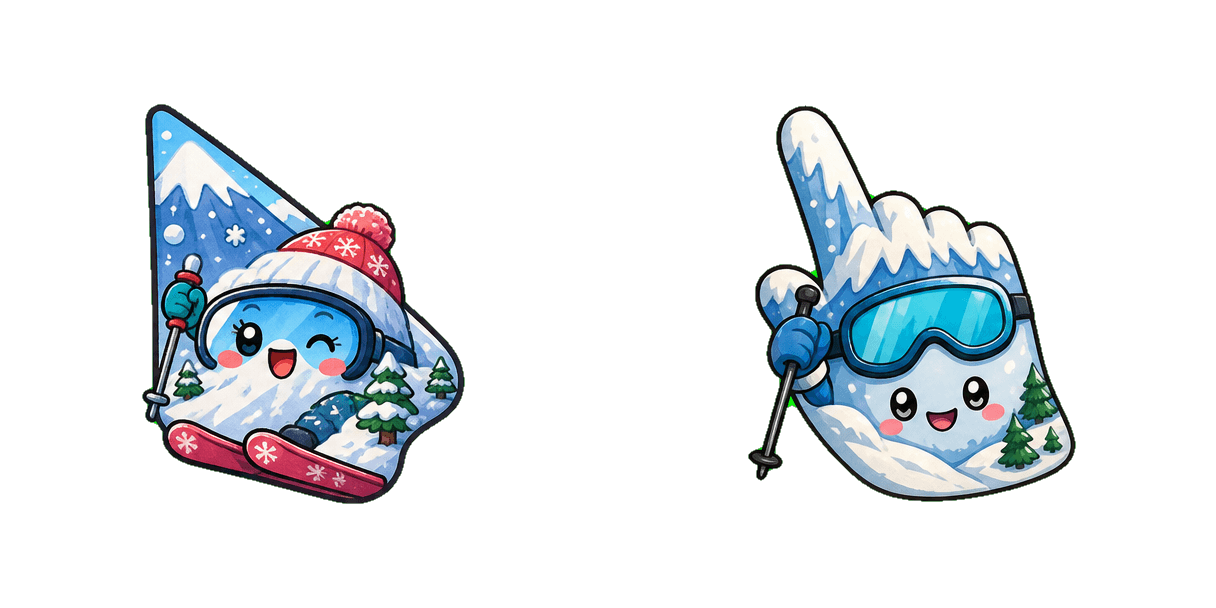 Niseko Ski Mountain cursor pack