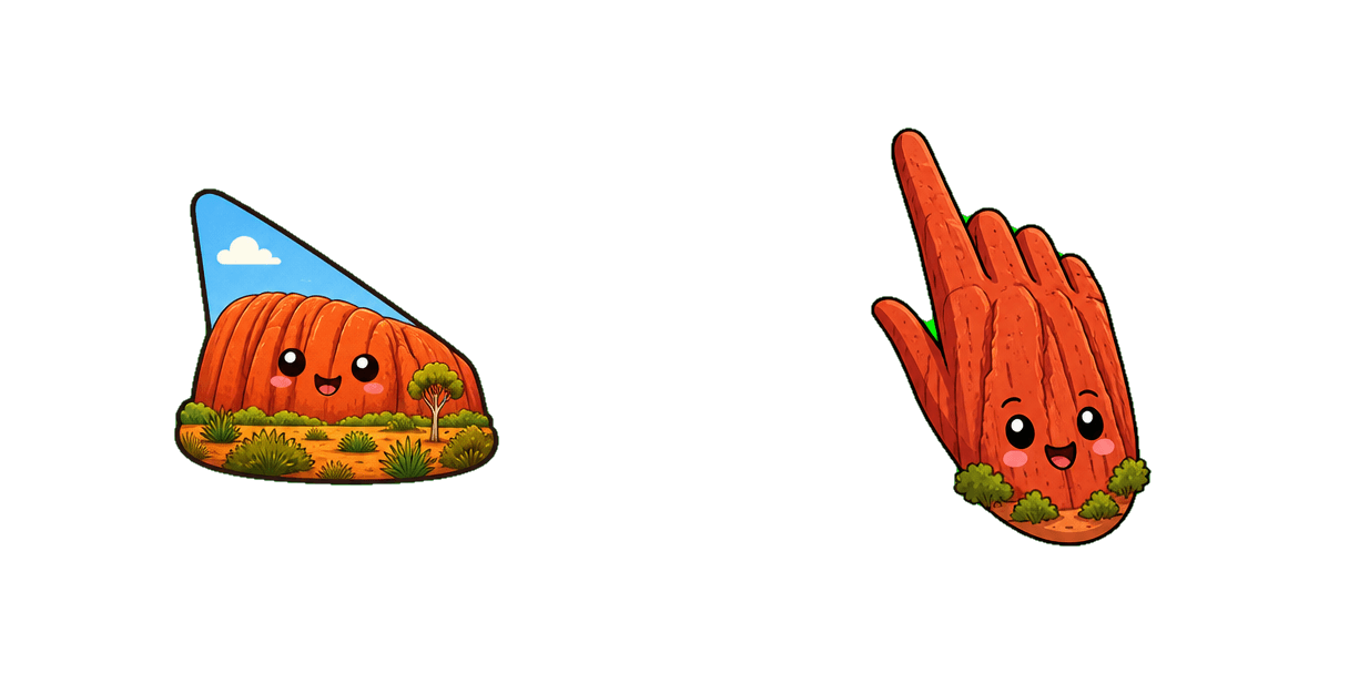 Australia Uluru Cursor-Paket