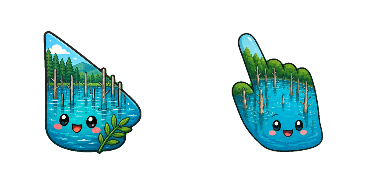 Blue Pond Hokkaido cursor pack