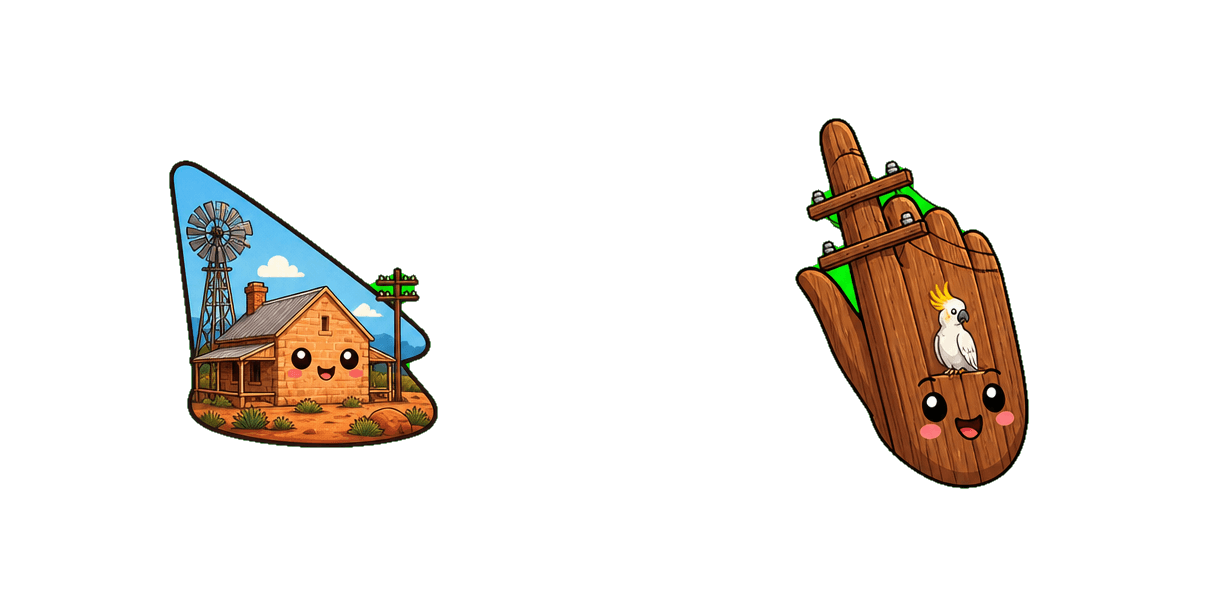 Australia Desert Telegraph Station Cursor-Paket