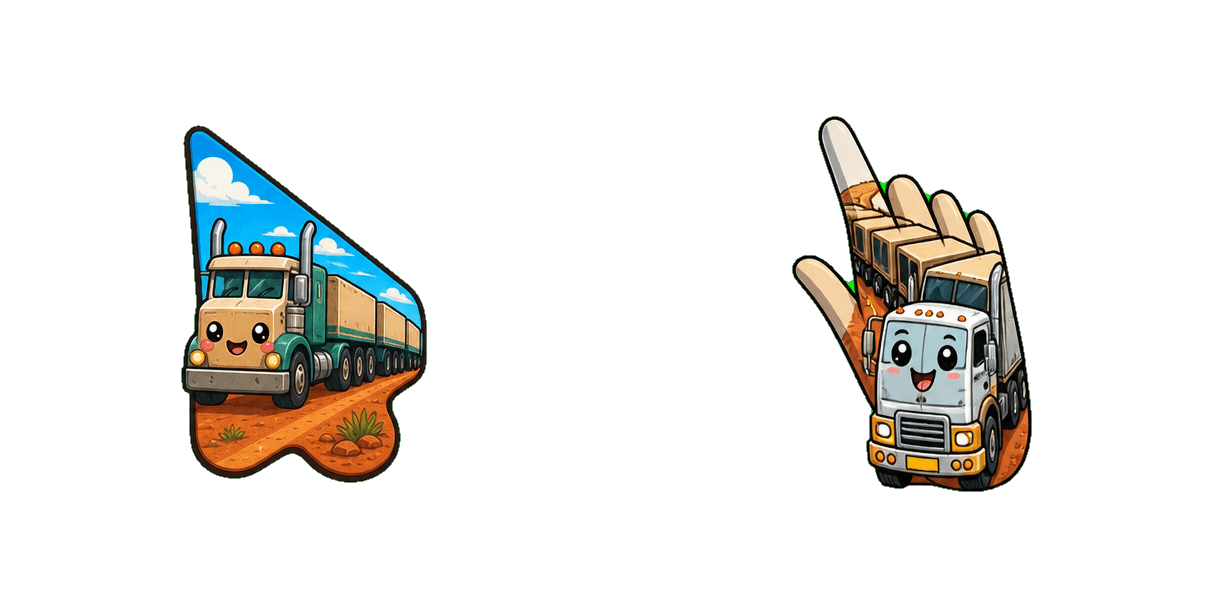 Australia Road Train Cursor-Paket