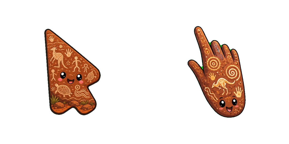 Australia Arnhem Land Rock Art Cursor-Paket