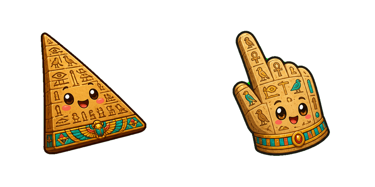 Pyramid Hieroglyphs Cursor-Paket