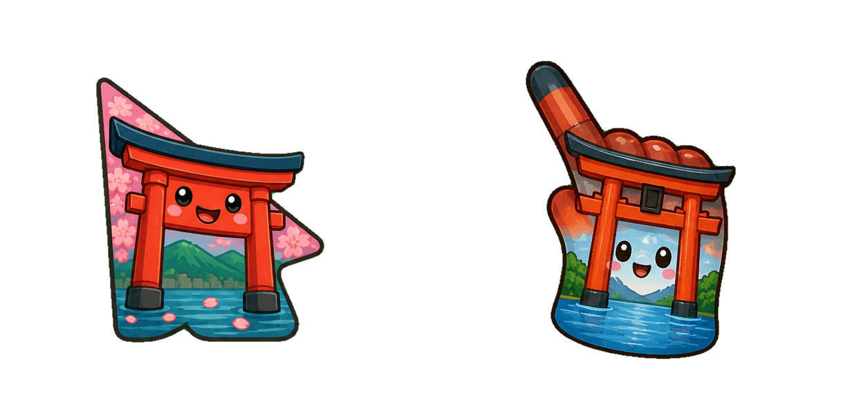 Hakone Torii Gate Cursor-Paket