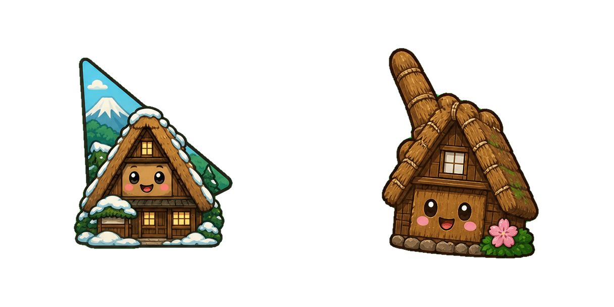 Shirakawago Village Cursor-Paket