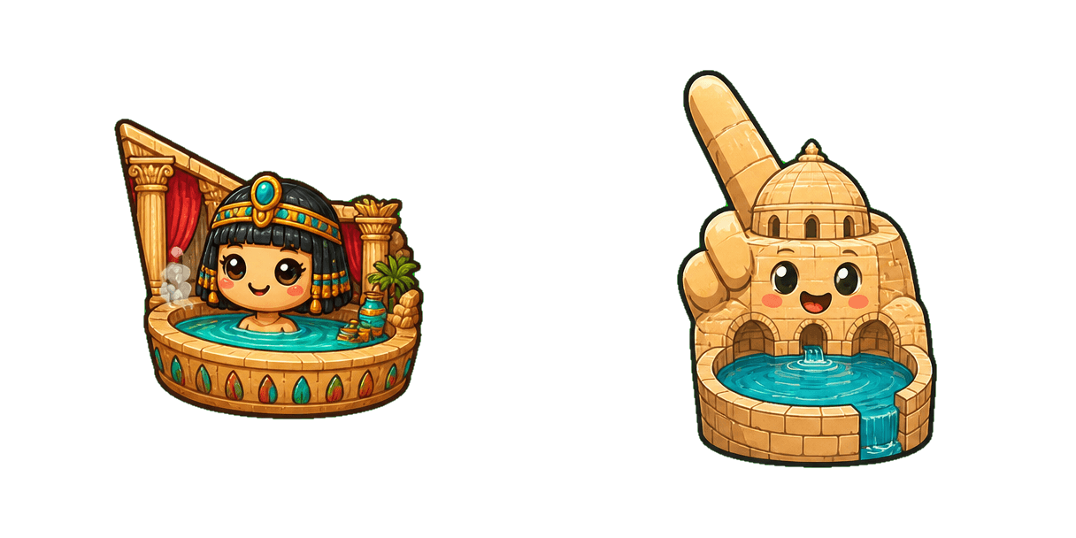 حزمة المؤشرات المخصصة Cleopatra's Bath