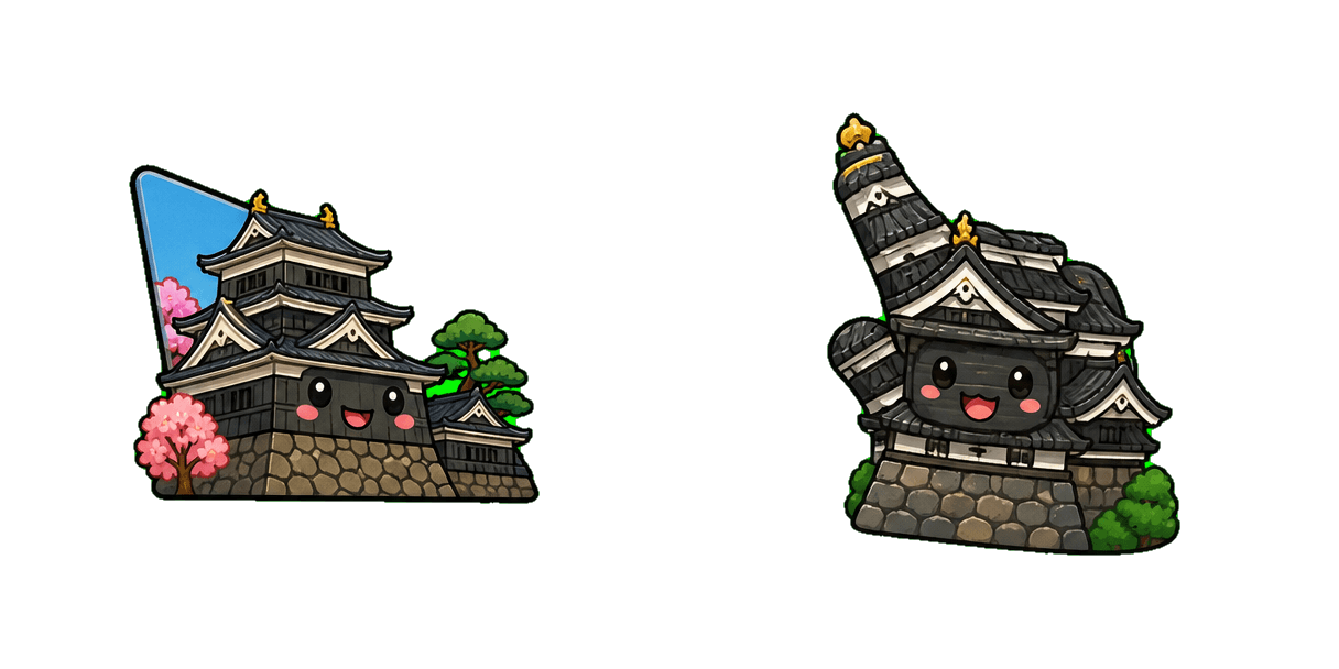 Matsumoto Black Castle Cursor-Paket