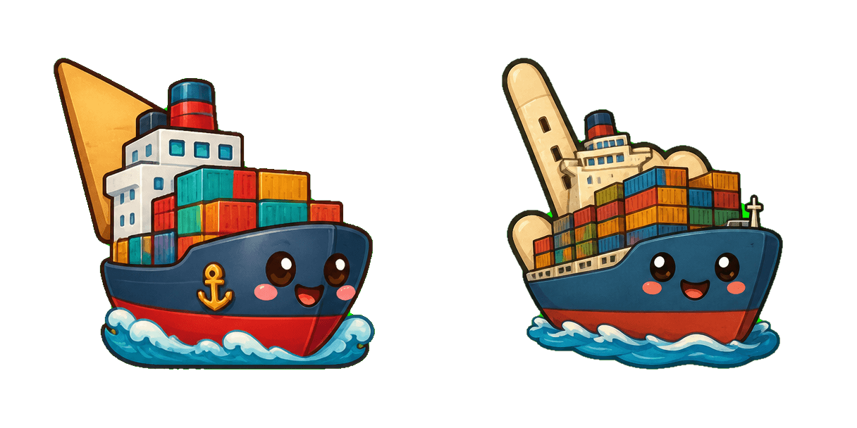 حزمة المؤشرات المخصصة Suez Canal Ship