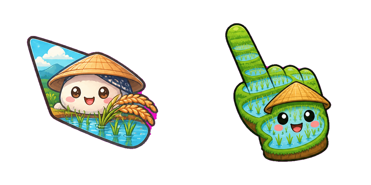 Niigata Rice Field Cursor-Paket