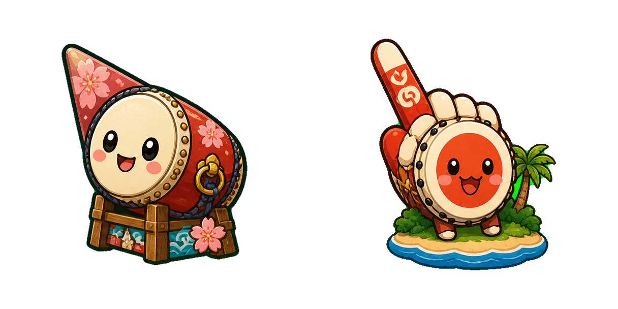 Sado Island Drum Cursor-Paket