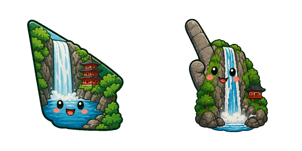 Kumano Nachi Waterfall Cursor-Paket