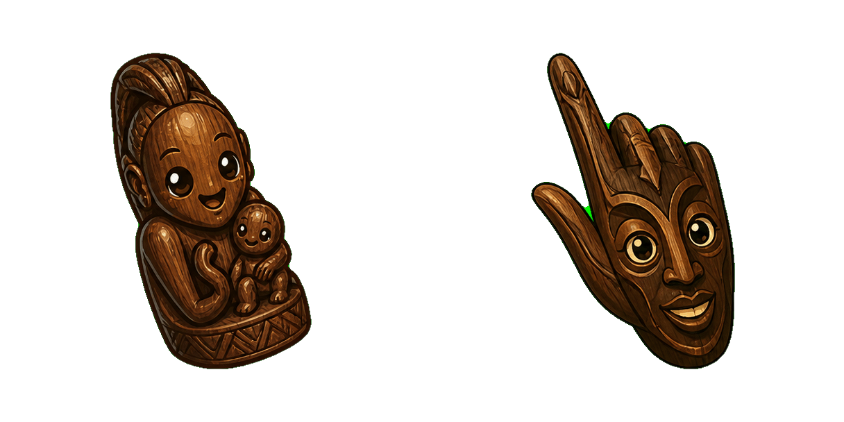 Africa Makonde Carving Cursor-Paket