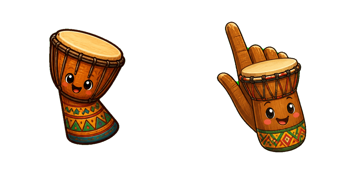 Africa African Djembe Cursor-Paket