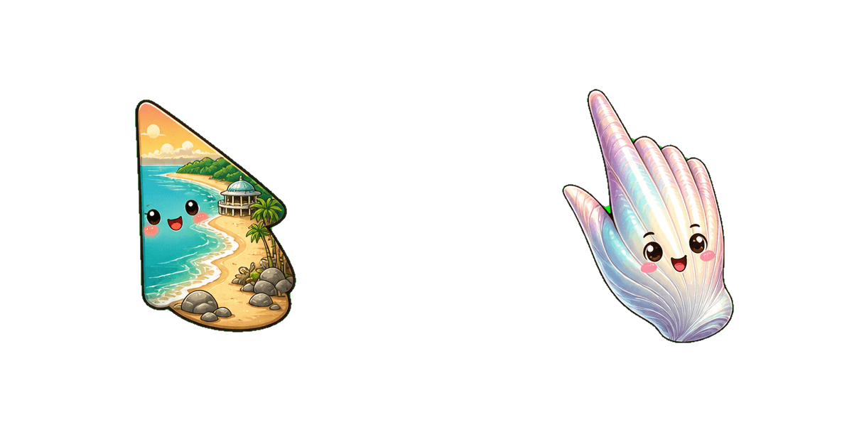 Beihai Silver Beach cursor pack