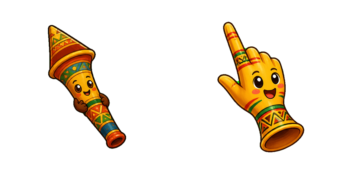 Africa Vuvuzela Cursor-Paket