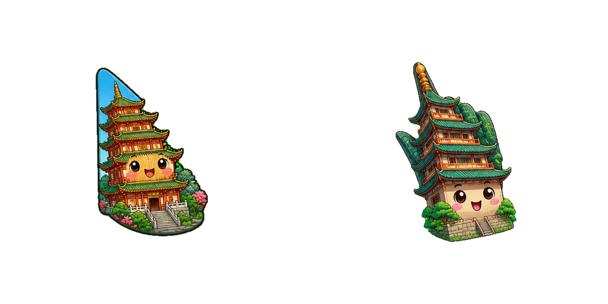 Nanning Pagoda cursor pack