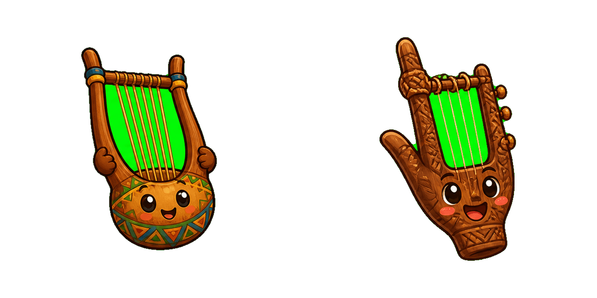 Africa Krar Lyre Cursor-Paket