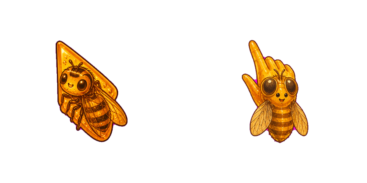 حزمة المؤشرات المخصصة Amber Hoverfly