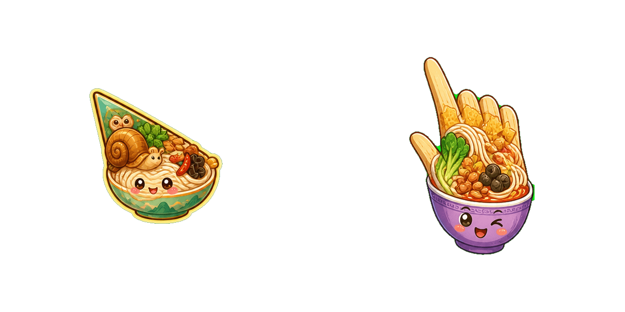 Snail Rice Noodles cursor pack