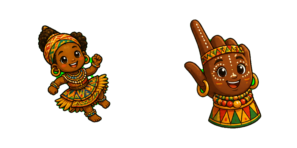 Africa Traditional Dance Cursor-Paket