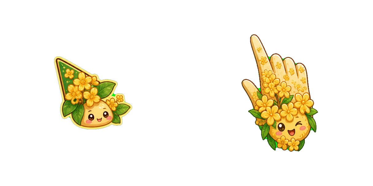 Osmanthus Flower cursor pack