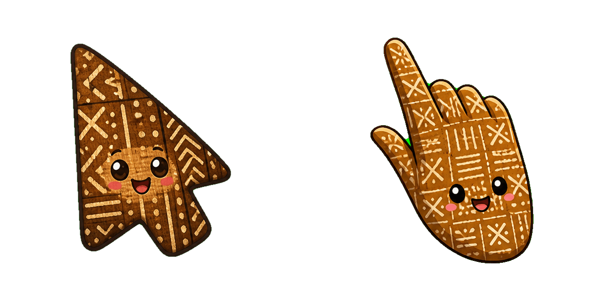 حزمة المؤشرات المخصصة Africa Mudcloth Pattern