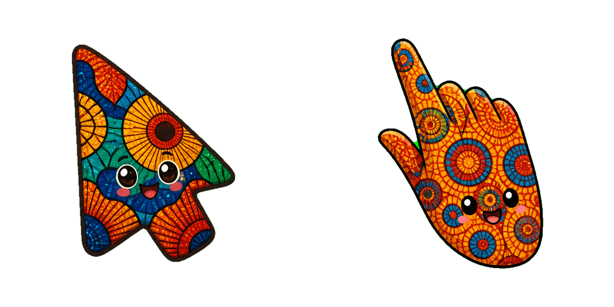 حزمة المؤشرات المخصصة Africa Ankara Fabric