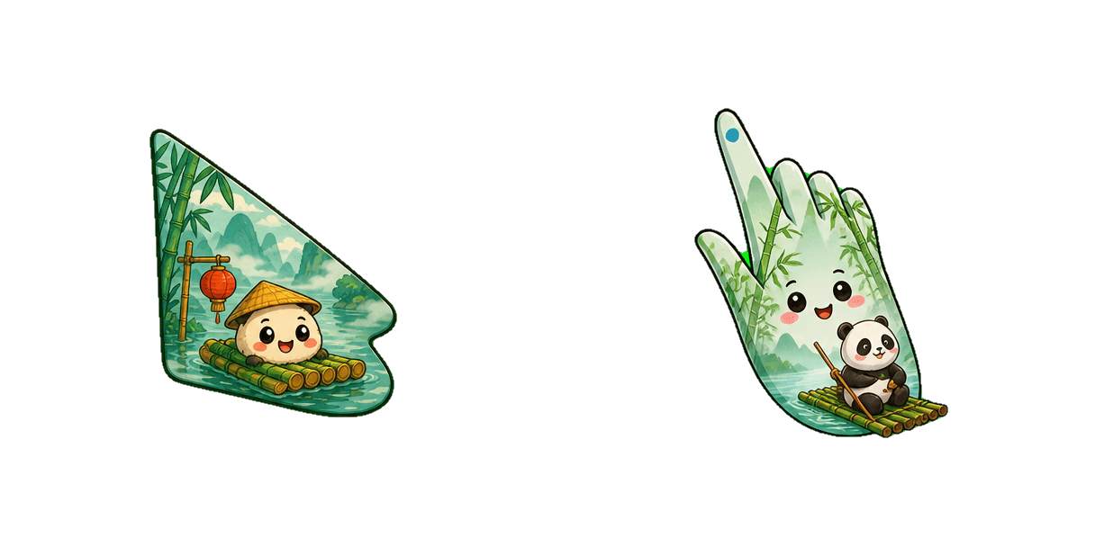 Misty Bamboo Raft cursor pack