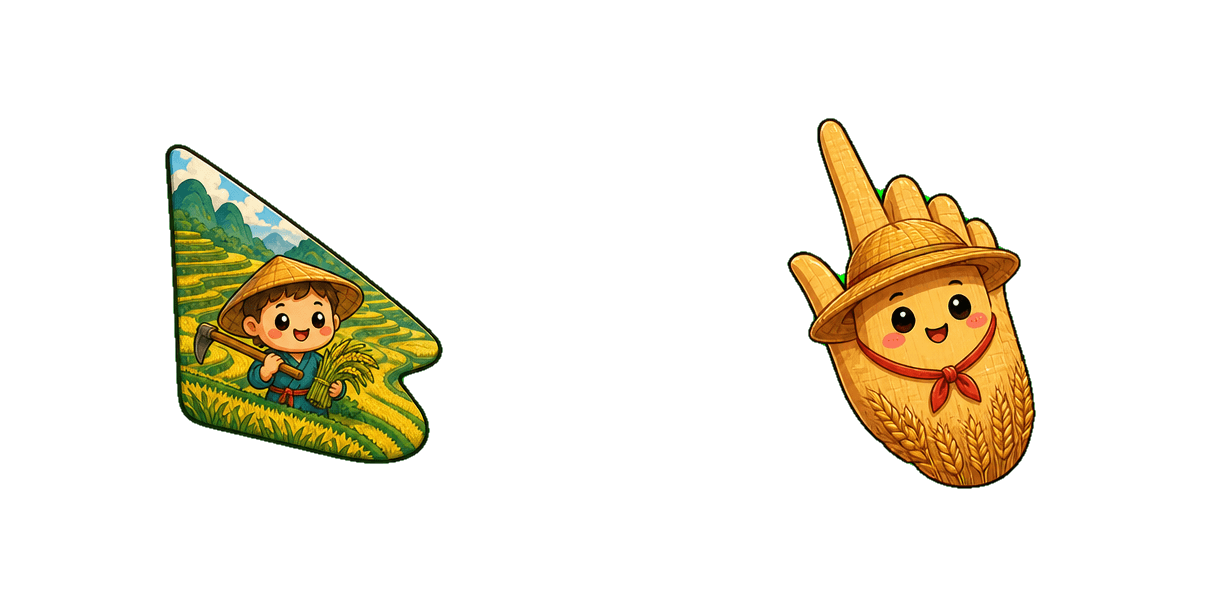 Rice Terrace Farmer cursor pack