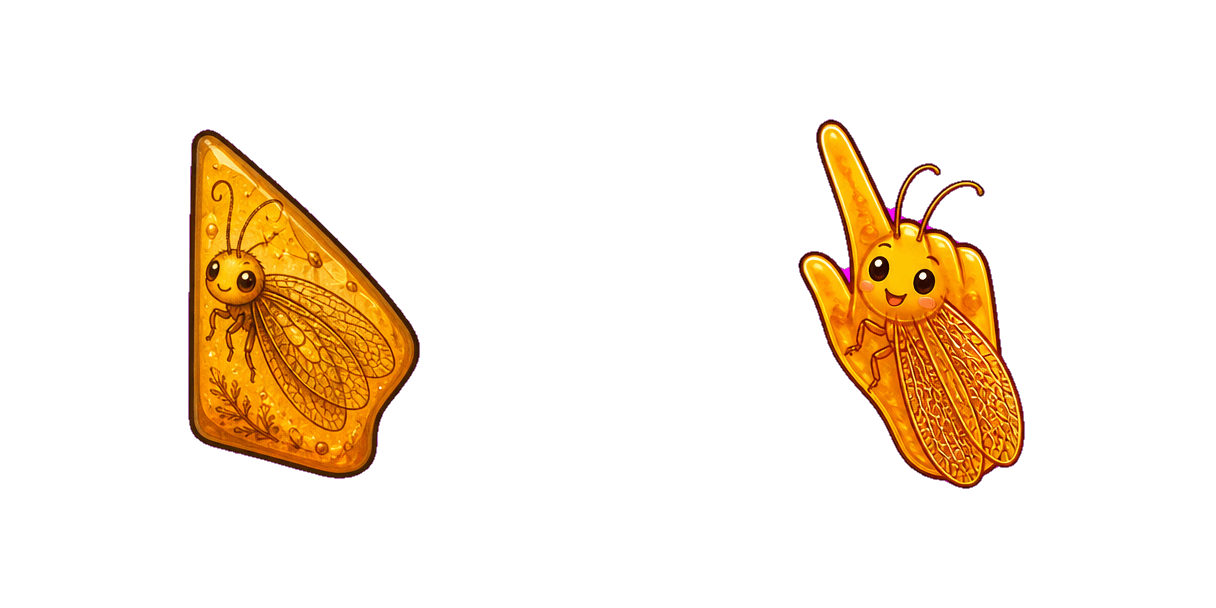 حزمة المؤشرات المخصصة Amber Lacewing