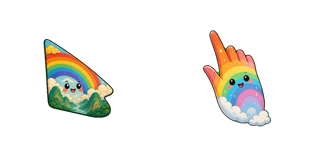 Southern China Rainbow cursor pack