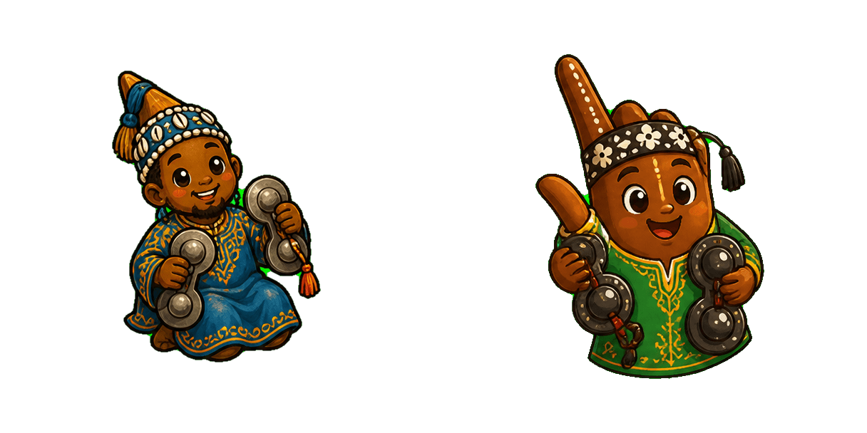 Pack de cursores Africa Gnawa Musician