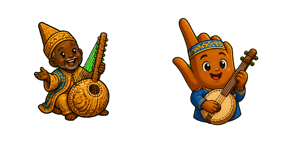 Pack de cursores Africa Griot Storyteller