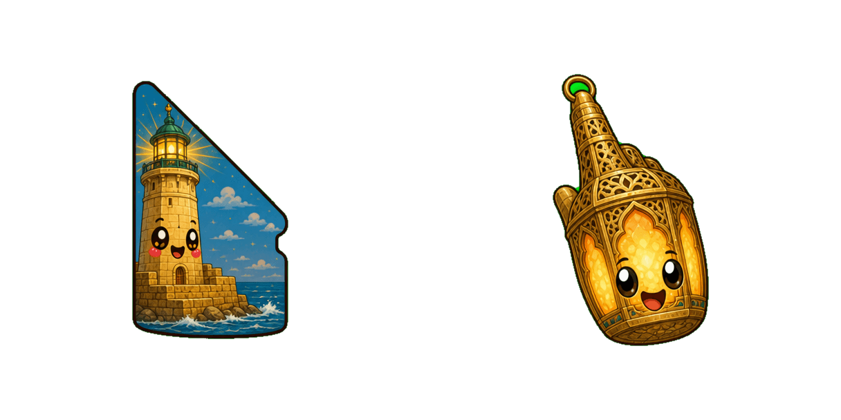 حزمة المؤشرات المخصصة Alexandria Lighthouse Lantern