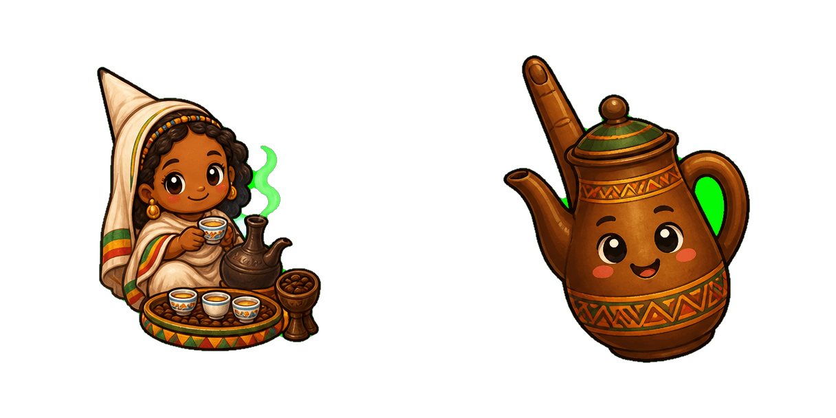 Africa Ethiopian Coffee Ceremony cursor pack
