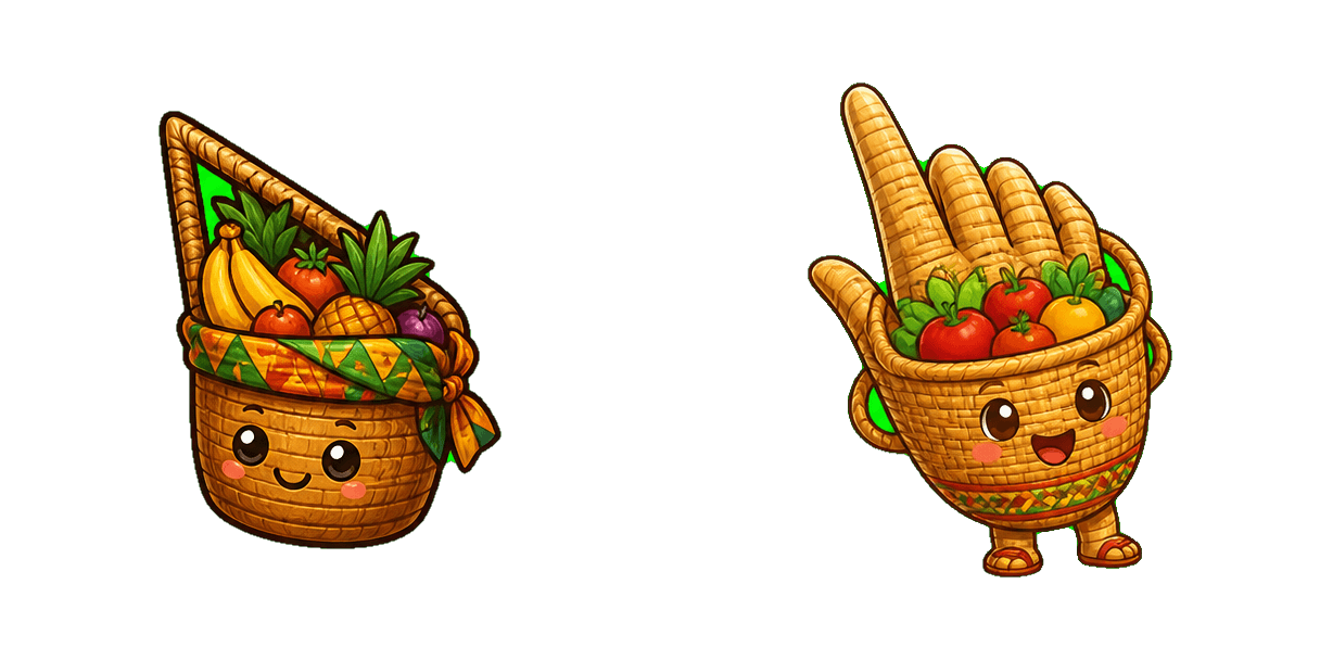 Africa African Market Basket cursor pack