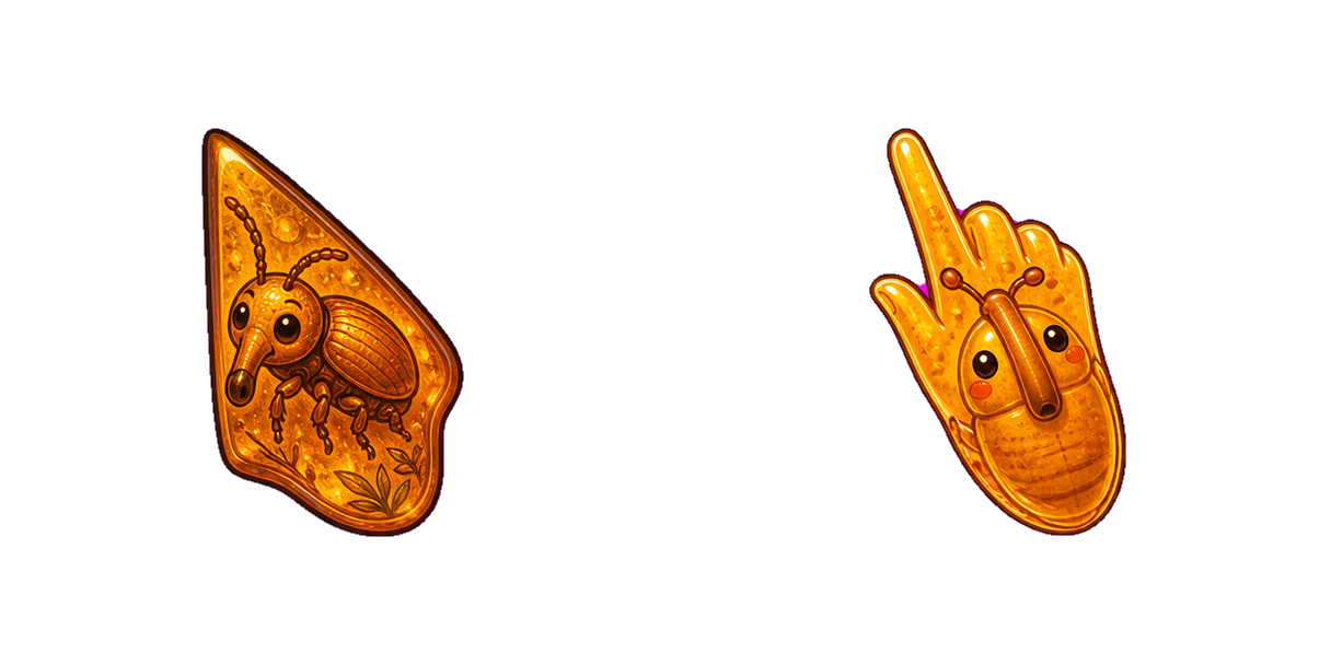 Amber Weevil cursor pack
