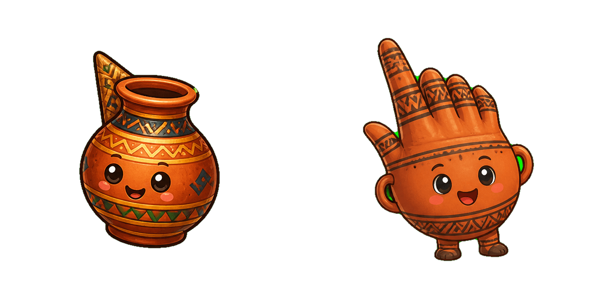 Africa Clay Water Pot cursor pack
