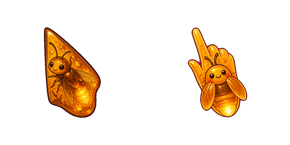 Amber Firefly cursor pack