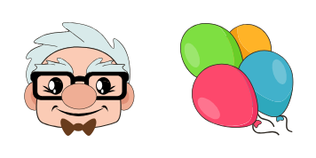 Kawaii Carl Fredricksen Cursor Pack
