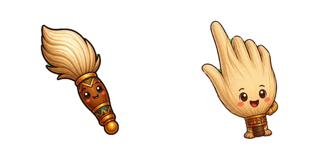Africa Royal Fly Whisk cursor pack