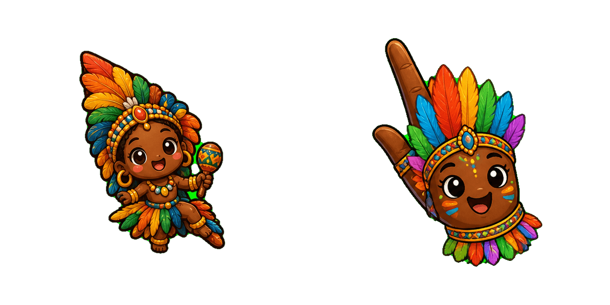 Pack de cursores Africa Colorful Festival Parade