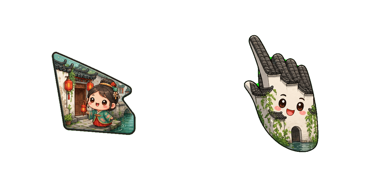 Jiangnan Rainy Alley Cursor-Paket