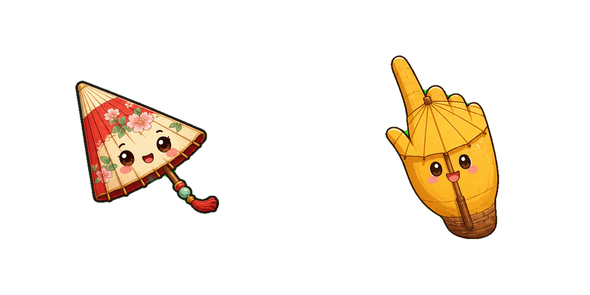 Jiangnan Paper Umbrella Cursor-Paket