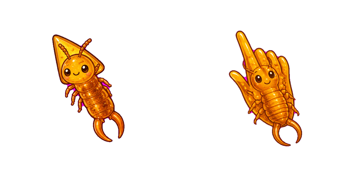 حزمة المؤشرات المخصصة Amber Earwig
